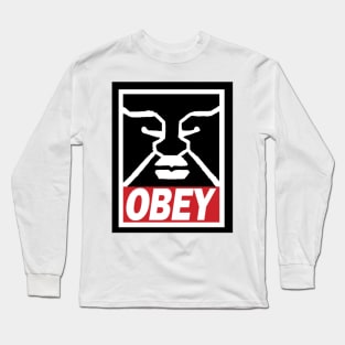 OBEY STICKERFACE Long Sleeve T-Shirt